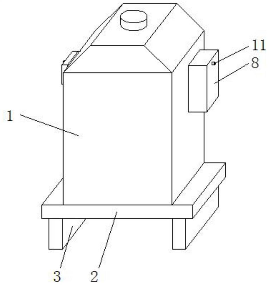 Biomass boiler dust removal device