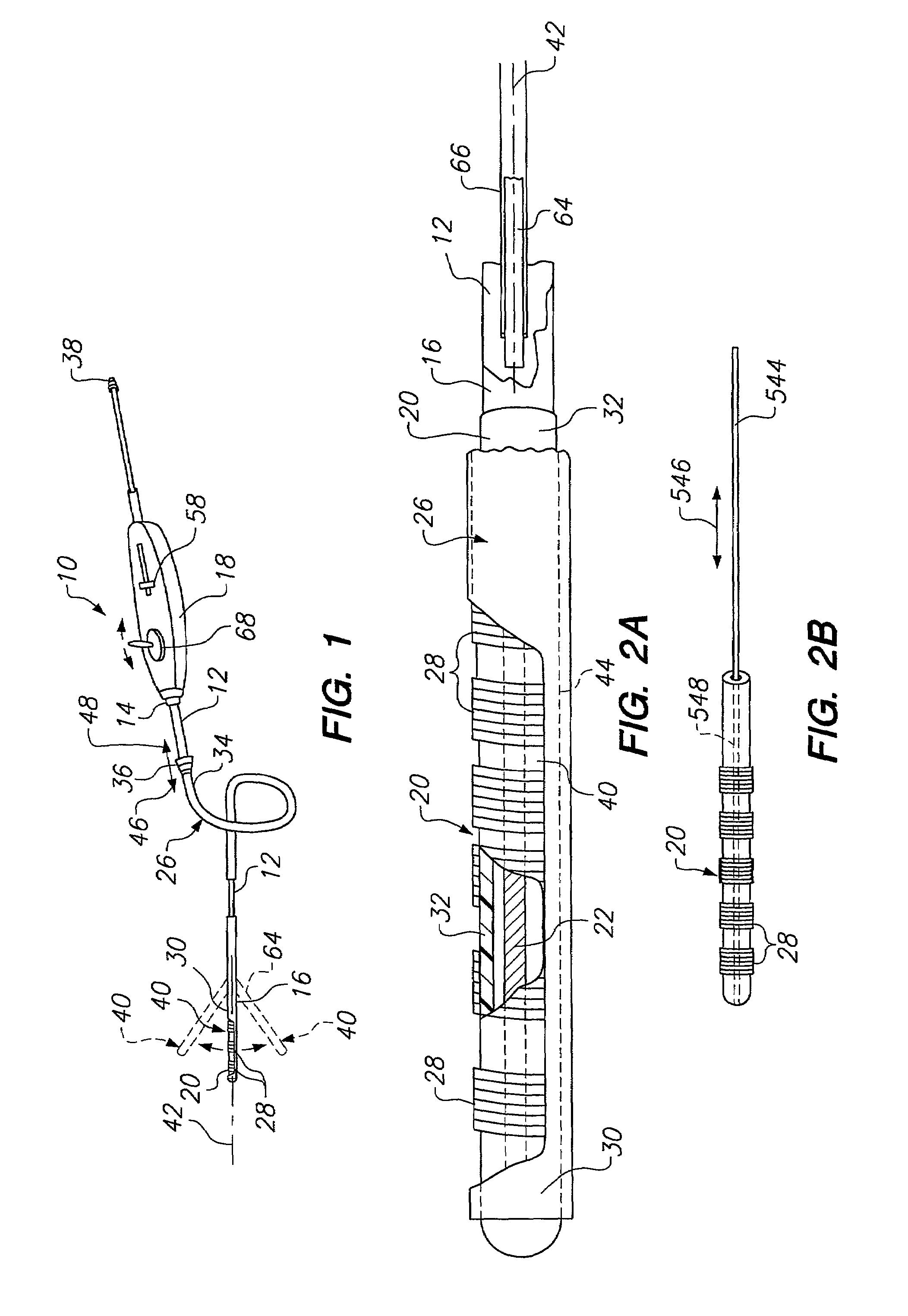 Loop structures for supporting multiple electrode elements