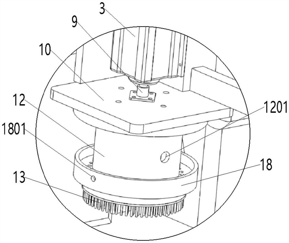 An explosion-proof aluminum-magnesium alloy thin plate grinder