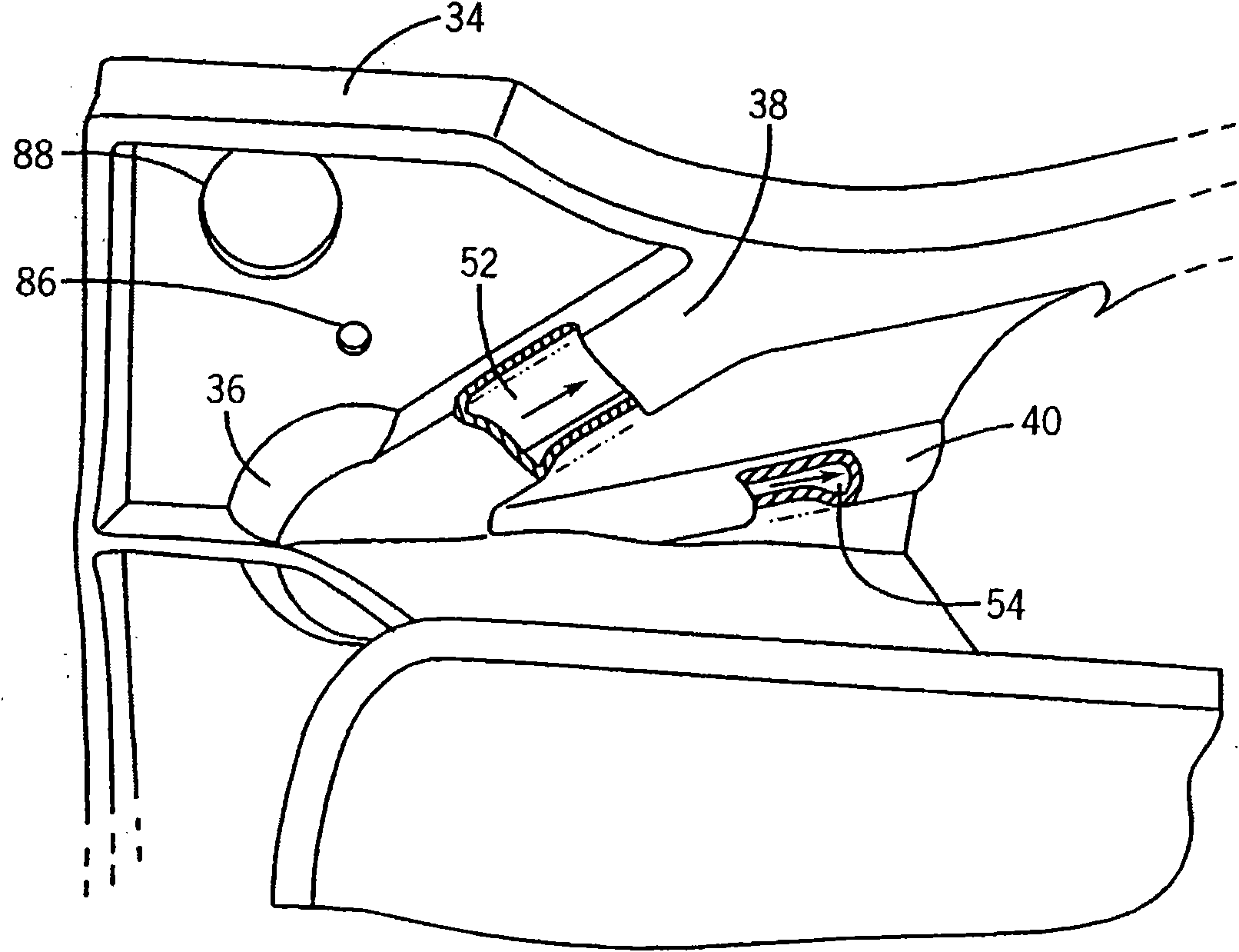 Toilet with reduced water usage