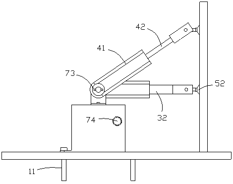 Portable concrete pouring supporting device applied to building construction