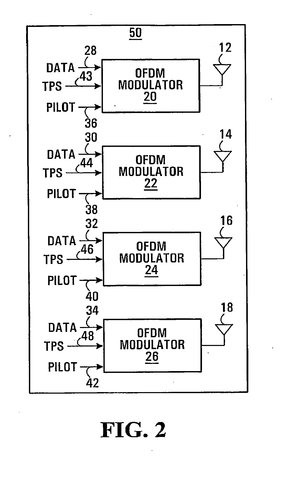 Pilot Design for OFDM Systems with Four Transmit Antennas