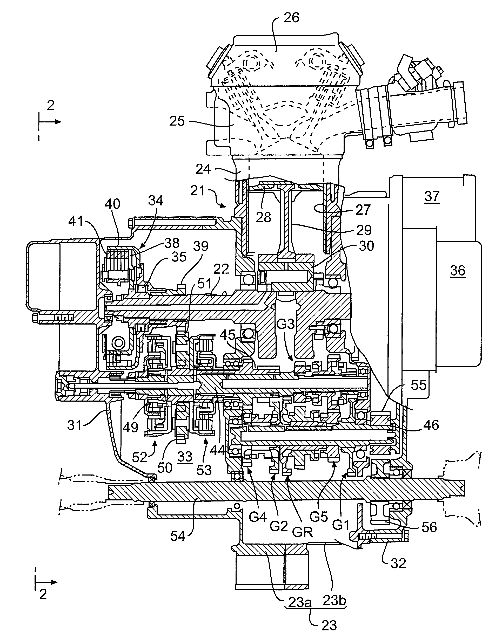 Transmission for vehicle