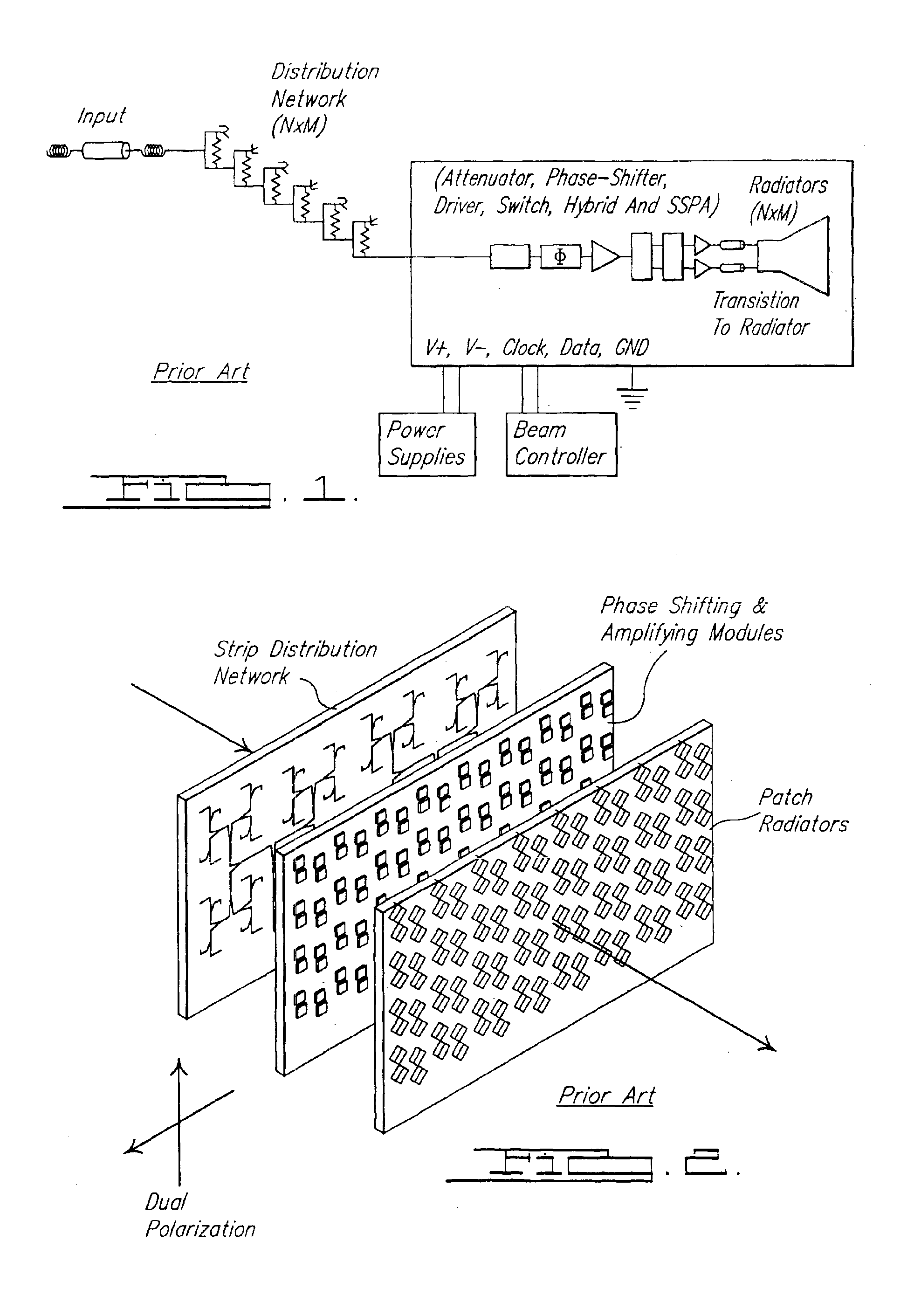 Method and apparatus for forming millimeter wave phased array antenna