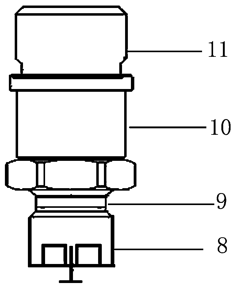 Accurate oil pressure acquisition method-based internal abnormal judgment device of oil-immersed current transformer