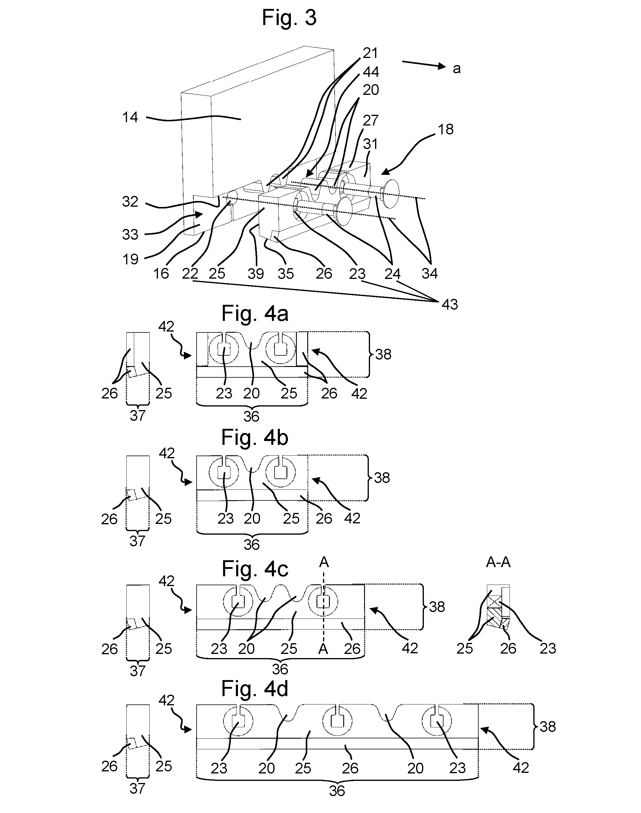 Stripping Device Comprising A Stripping Bar For A Ground Milling Machine, Stripping Element For A Stripping Bar, And Ground Milling Machine Comprising A Stripping Device