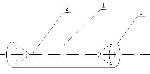 Optical fiber butt joint device