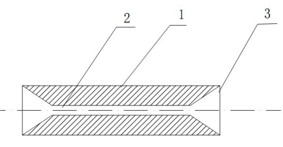 Optical fiber butt joint device