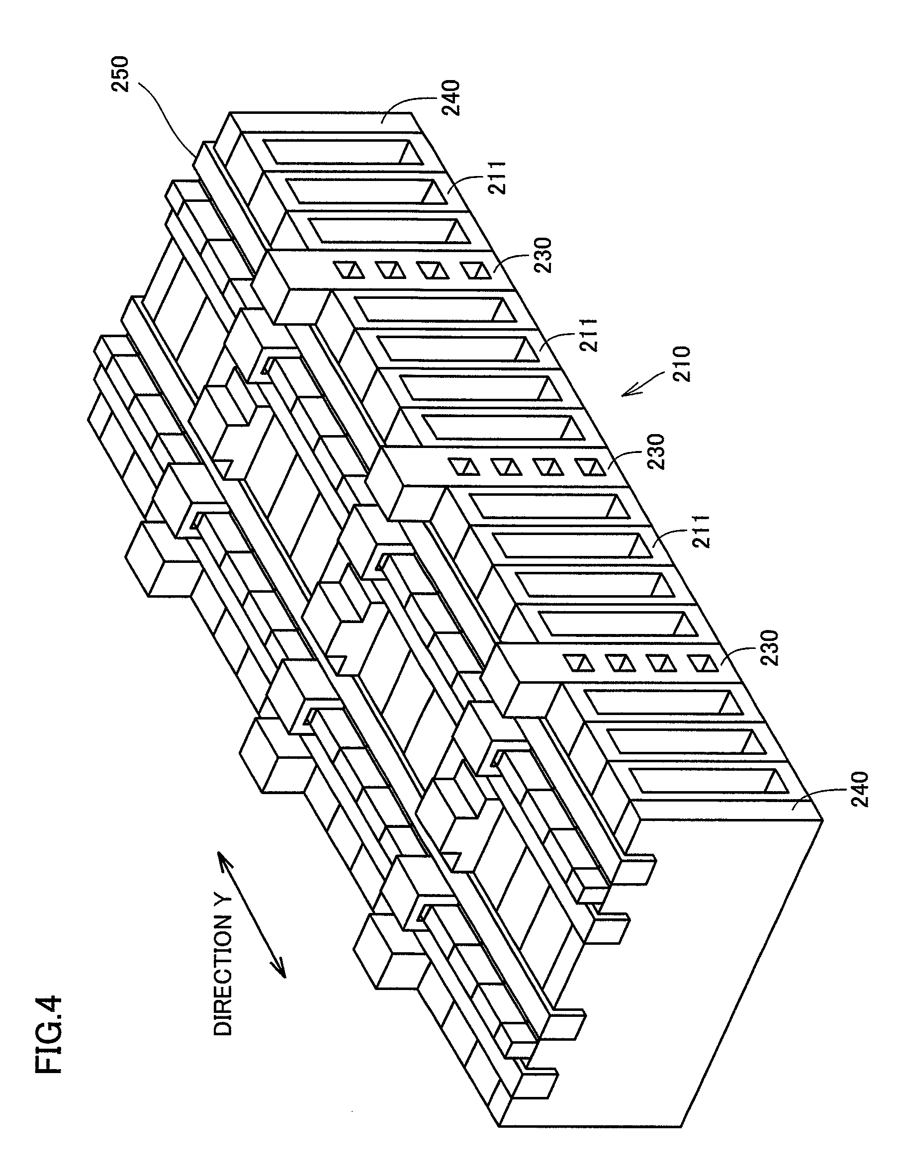 Power storage unit having reinforcing members in a direction crossing the transverse direction