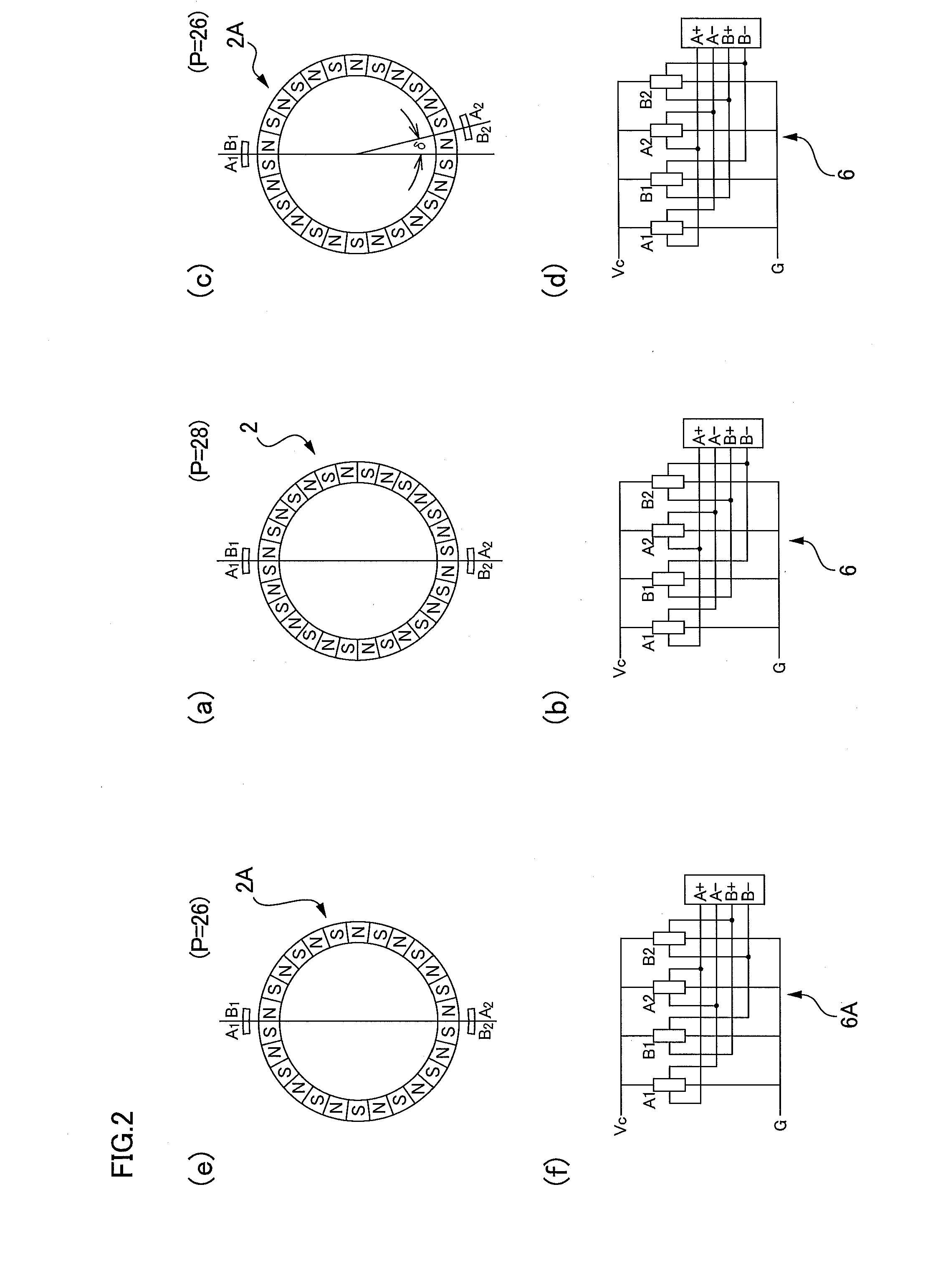 Magnetic encoder and method of detecting absolute rotational position
