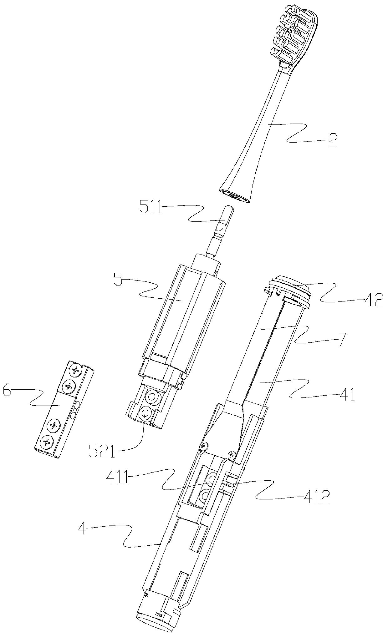 Electric toothbrush and tooth brushing starting method thereof