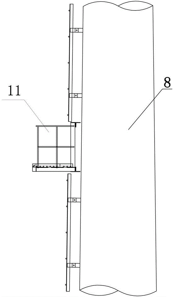 Falling prevention rest platform