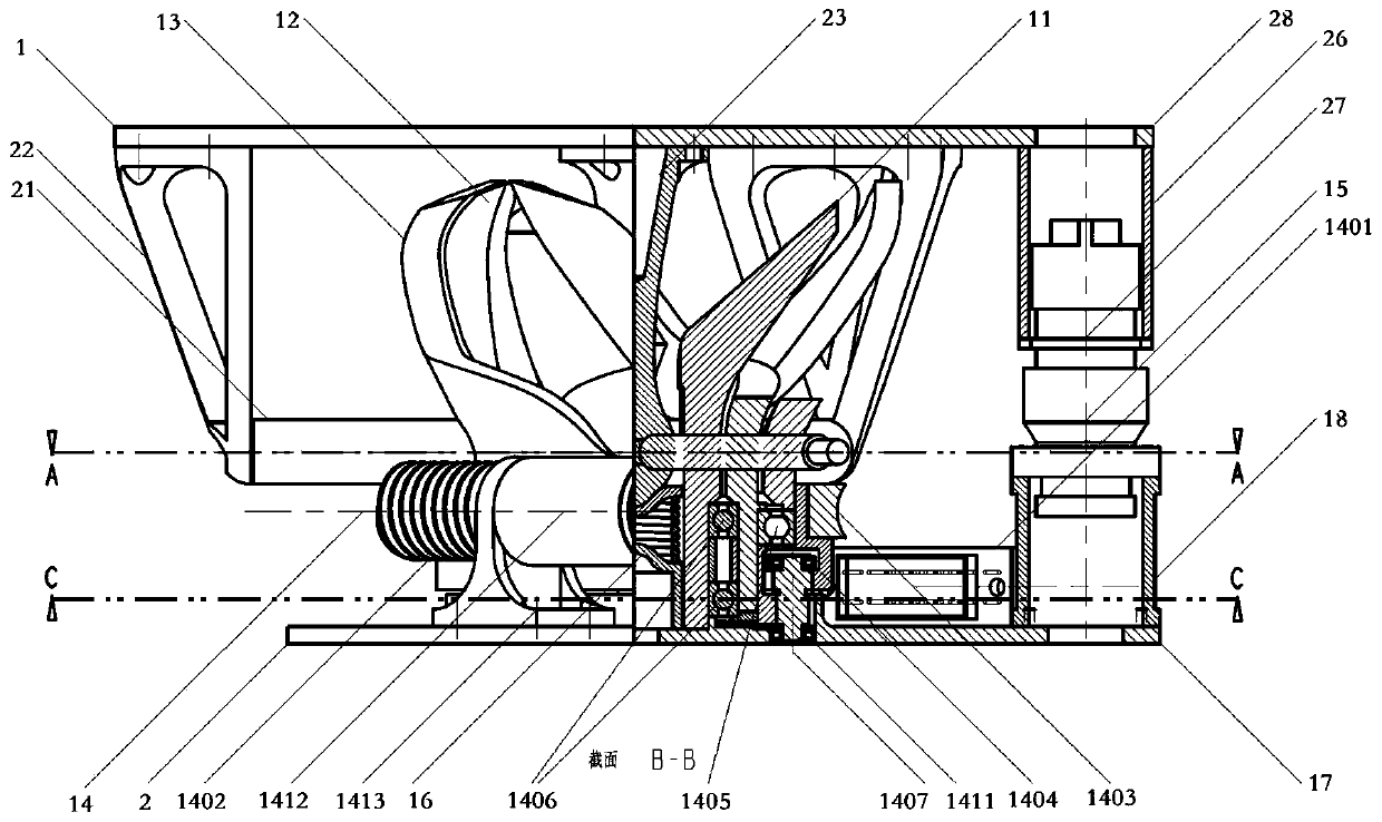 A small and micro double-rotor cup docking mechanism