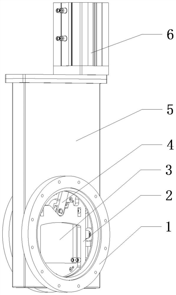 Vacuum valve with locking function