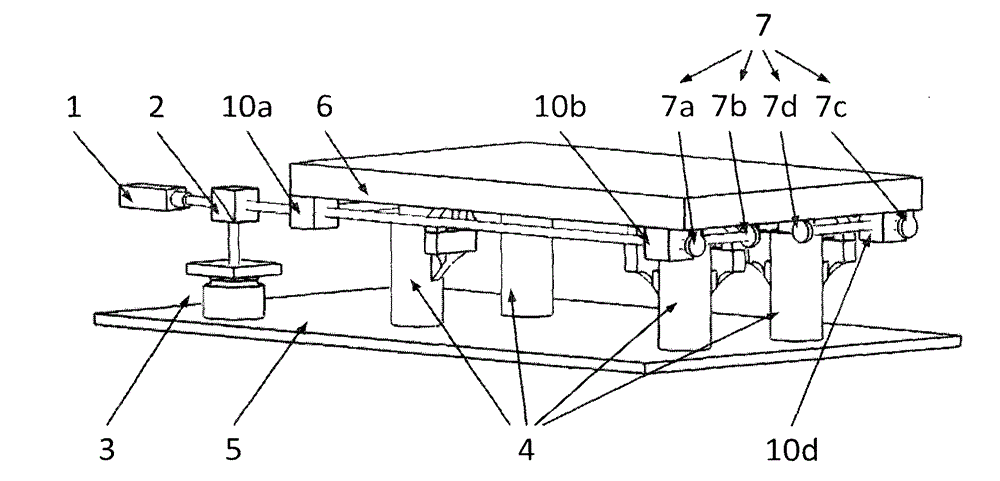 Magnetic levitation vibration isolation platform based on magnetic levitation zero position reference and laser auto-collimation measurement