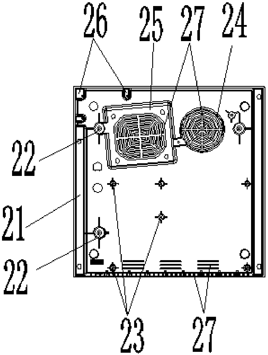 Quick disassembling and assembling structure of induction cooker and induction cooker