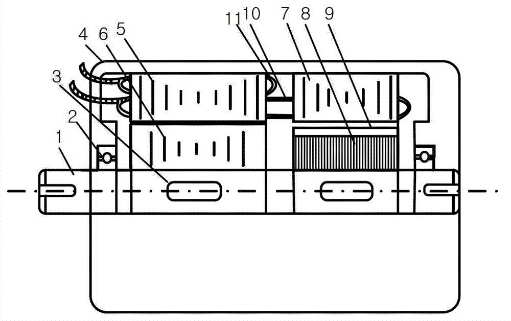 Parallel hybrid excitation brushless direct-current fault-tolerant motor