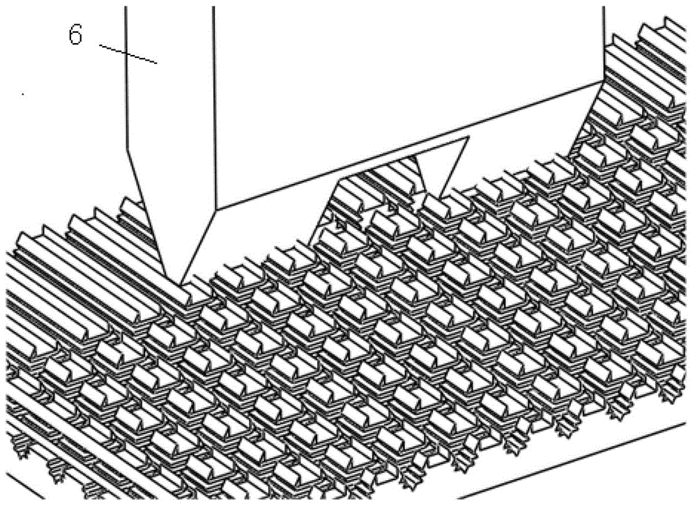 Vapour chamber evaporation imbibition core of fractal groove-hole structure and manufacturing method