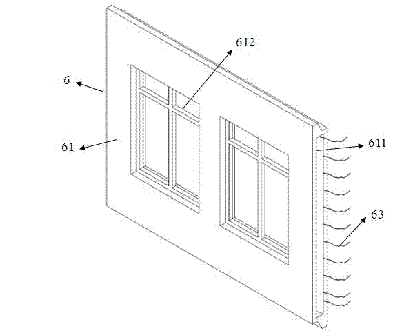 Prefabricated part and semi-prefabricated construction method for multistory building