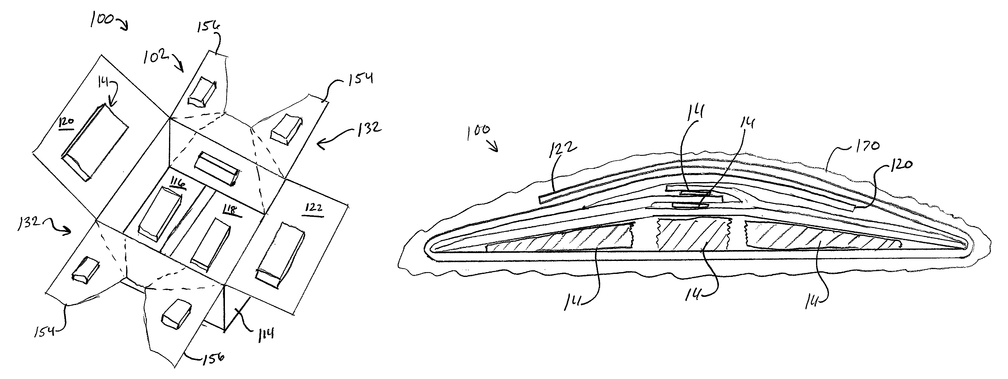 Compressible packaging assembly