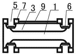 Flat and lug combined bidirectional diode chip and manufacturing process thereof