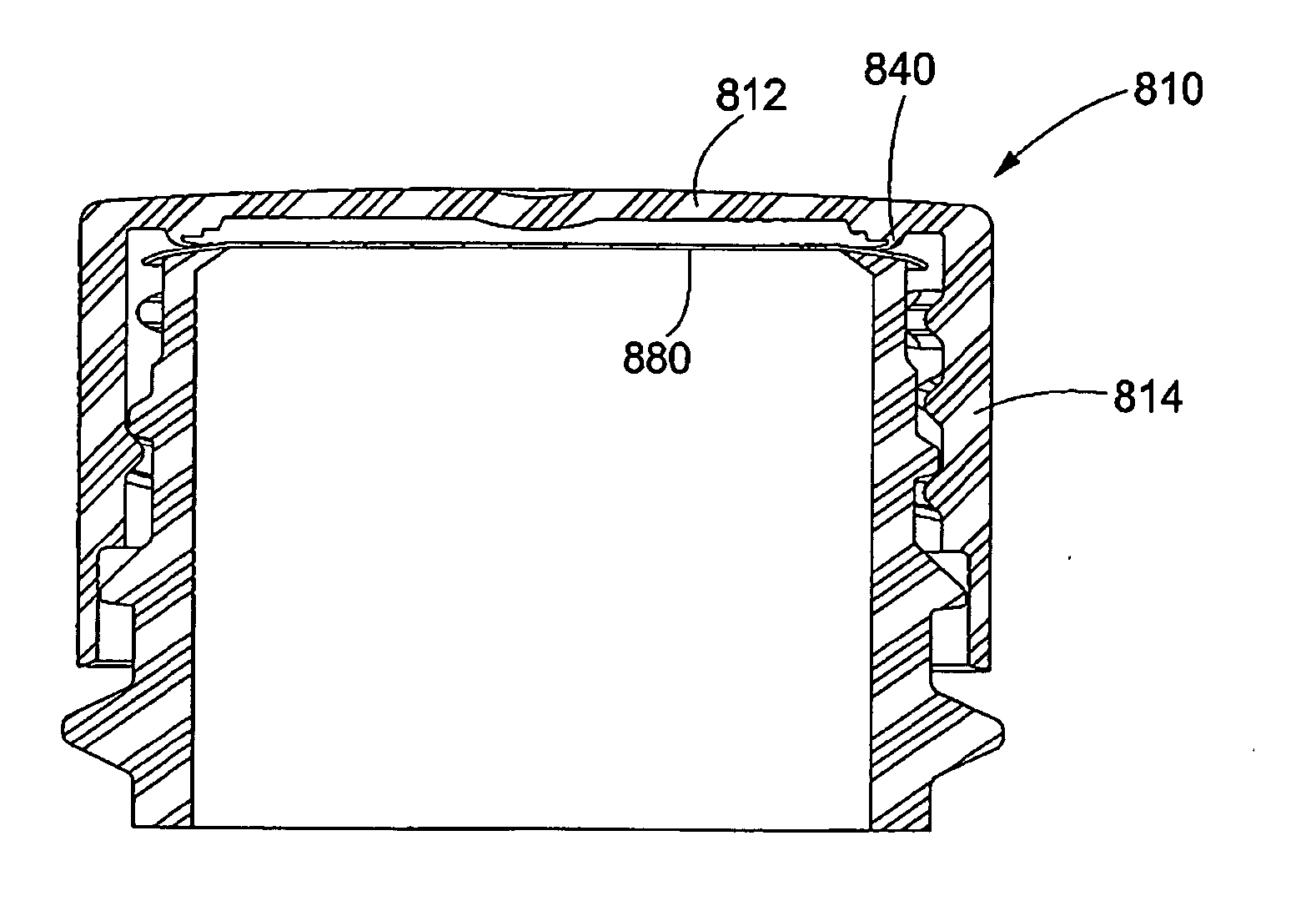 Closure for a Retort Processed Container Having a Peelable Seal
