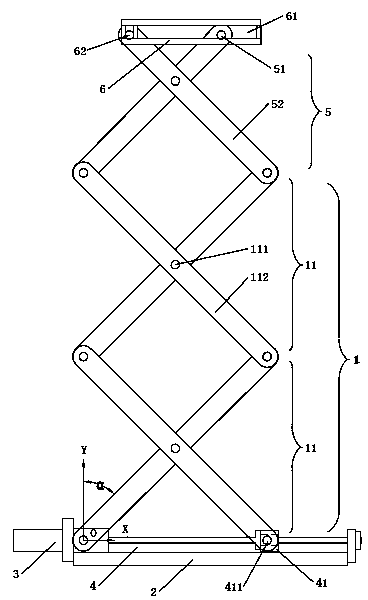 Shear mode mechanism capable of being controlled in numerical mode and shear mode mechanism drive system formed by shear mode mechanisms in combined mode