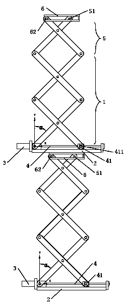 Shear mode mechanism capable of being controlled in numerical mode and shear mode mechanism drive system formed by shear mode mechanisms in combined mode