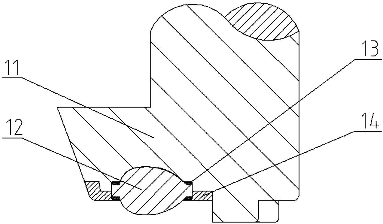 Die with roller inner rib rotating and extruding function and molding method thereof