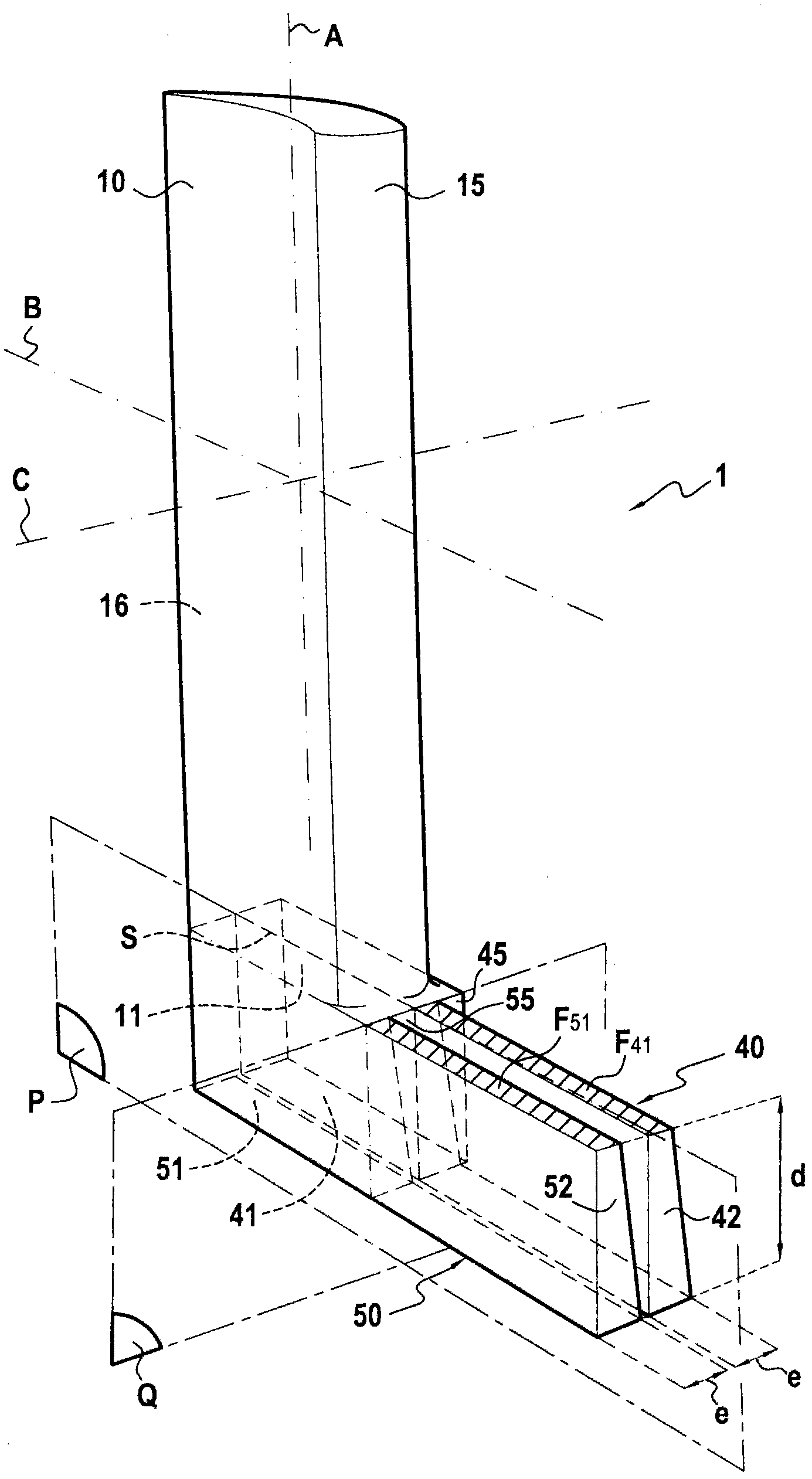 Stator vane for 3D composite blower