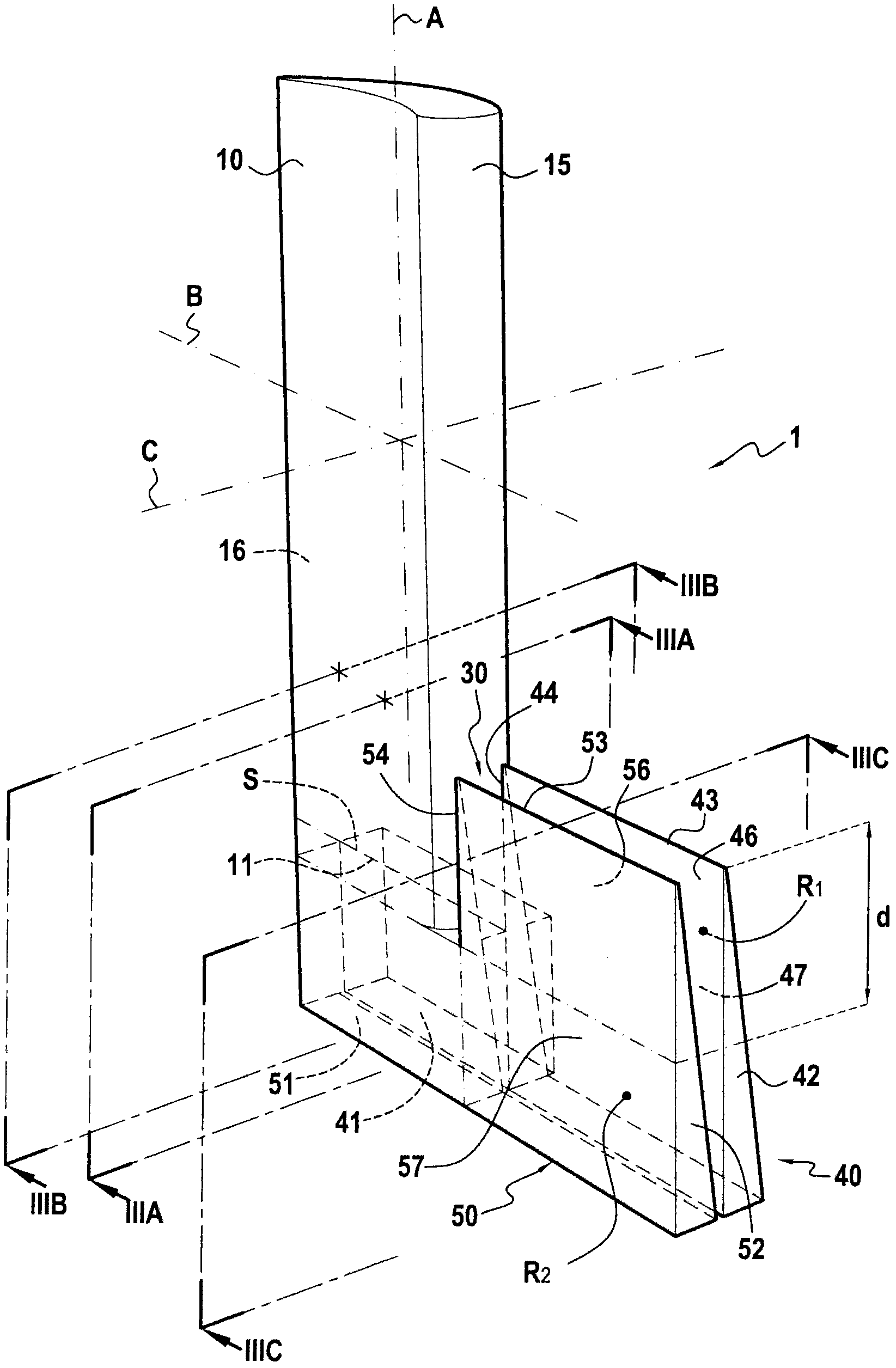 Stator vane for 3D composite blower