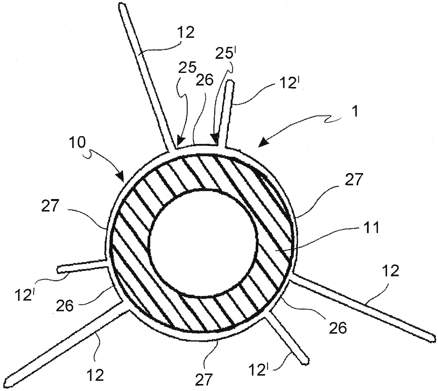 Drug eluting balloon for the treatment of stenosis and method for manufacturing the balloon