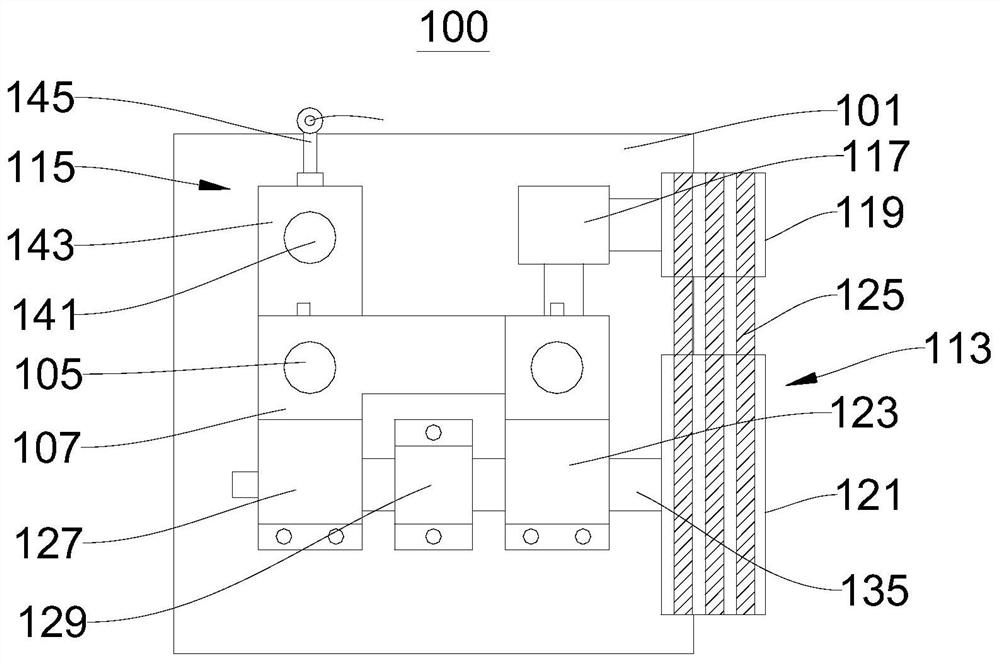 An impact test device