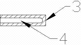 Combined reflecting surface of satellite antenna