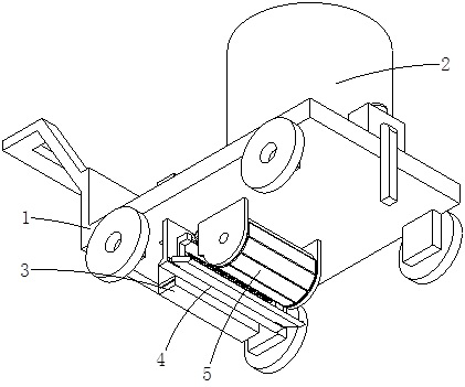 An asphalt lifting device for joint filling machine