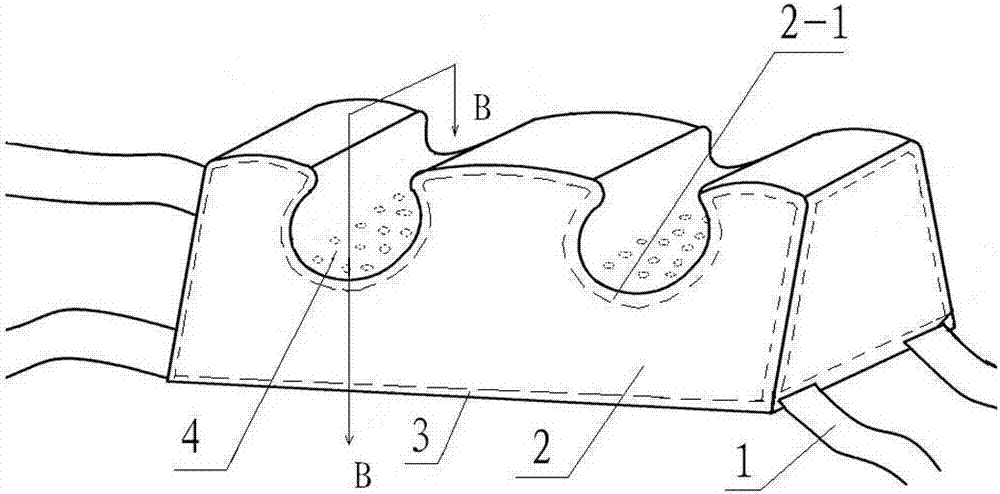 Pillow for preventing ankle pressure sores