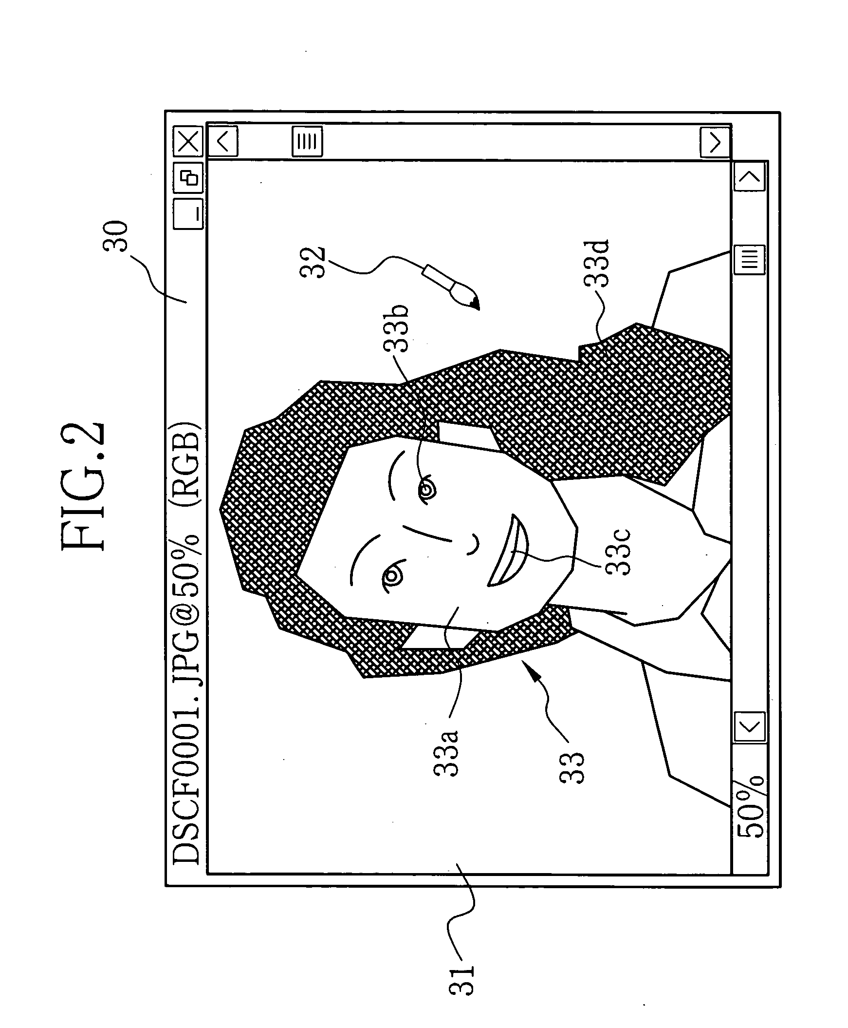 Method and program for correcting facial image and recording medium