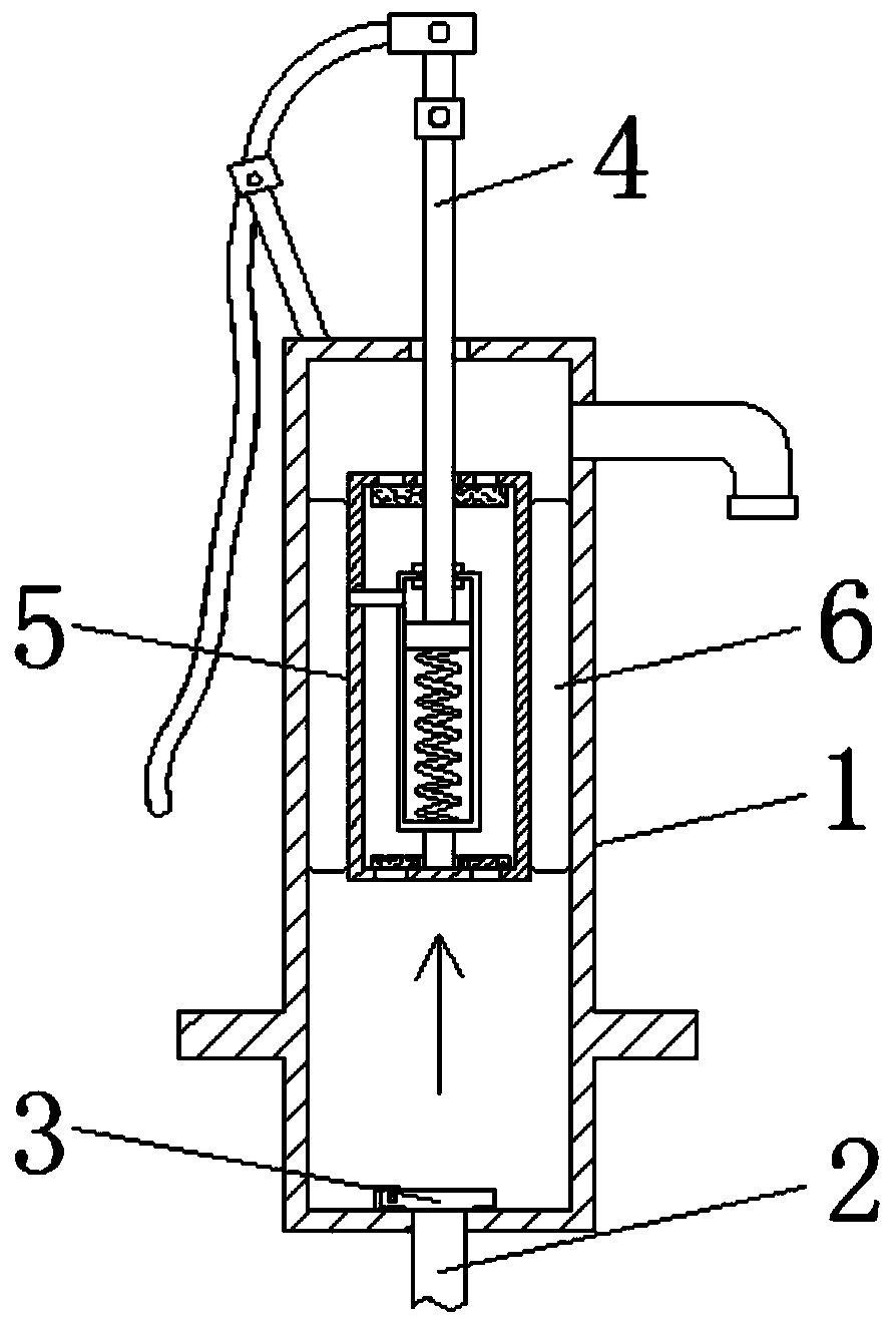 Composite novel water taking device for water well