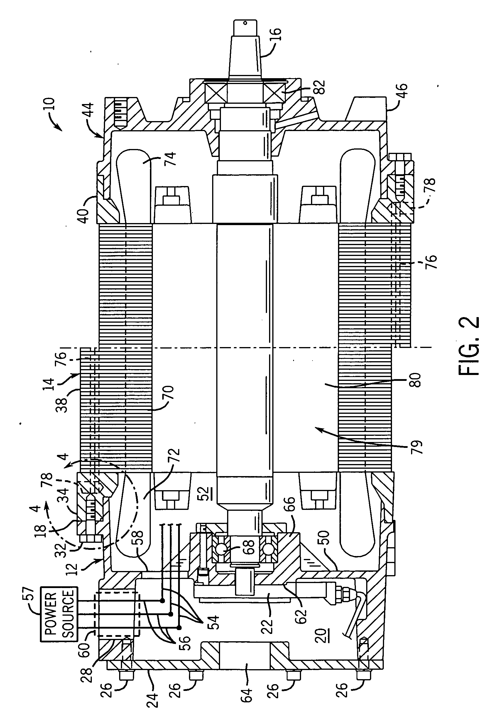 Explosion-proof motor with integrated sensor/lead housing