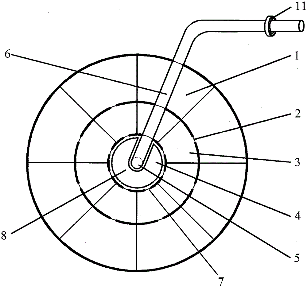 A kind of multi-chamber drug-free airtight aseptic injector