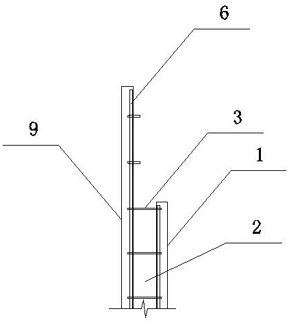 Superimposed integral type prefabricated shear wall edge component and mounting method
