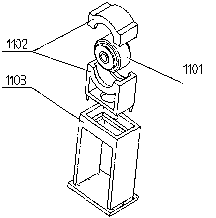 Test bench for measuring overall performance of high-speed electric main shaft