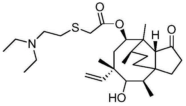 Synthesis method of tiamulin
