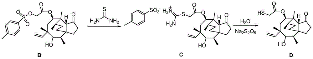 Synthesis method of tiamulin