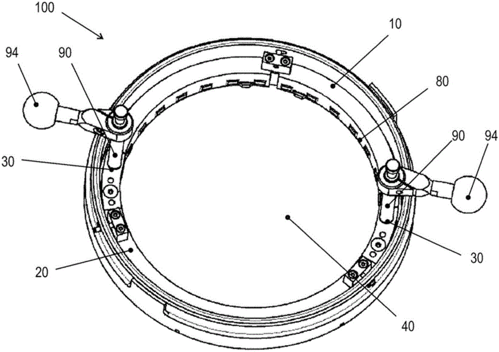 Device for rounding hollow-cylindrical workpiece