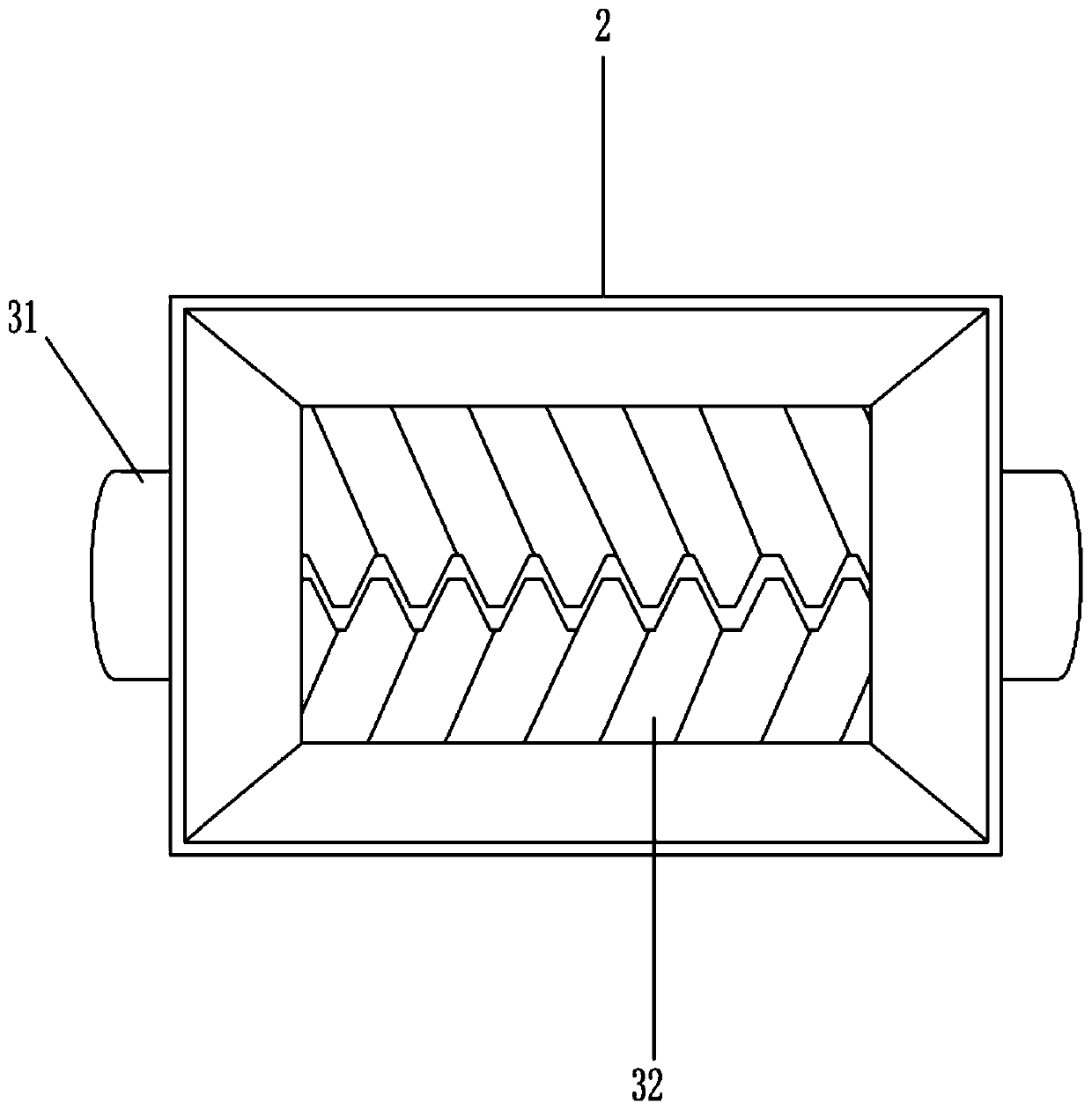 Crusher for waste battery recycling