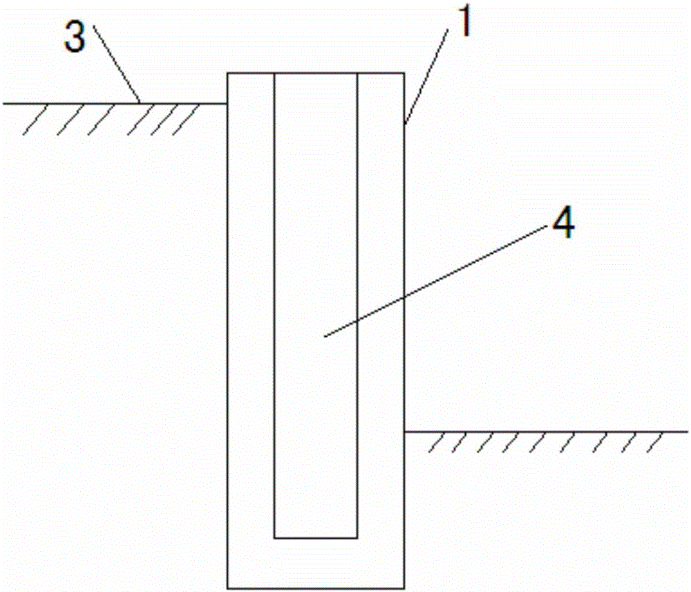 Variable-rigidity foundation pit support structure