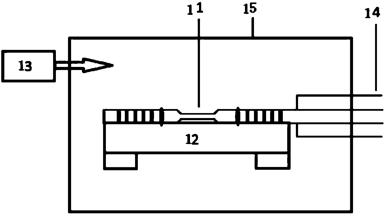 A laser detection system and method based on micro-nano erbium-doped fiber