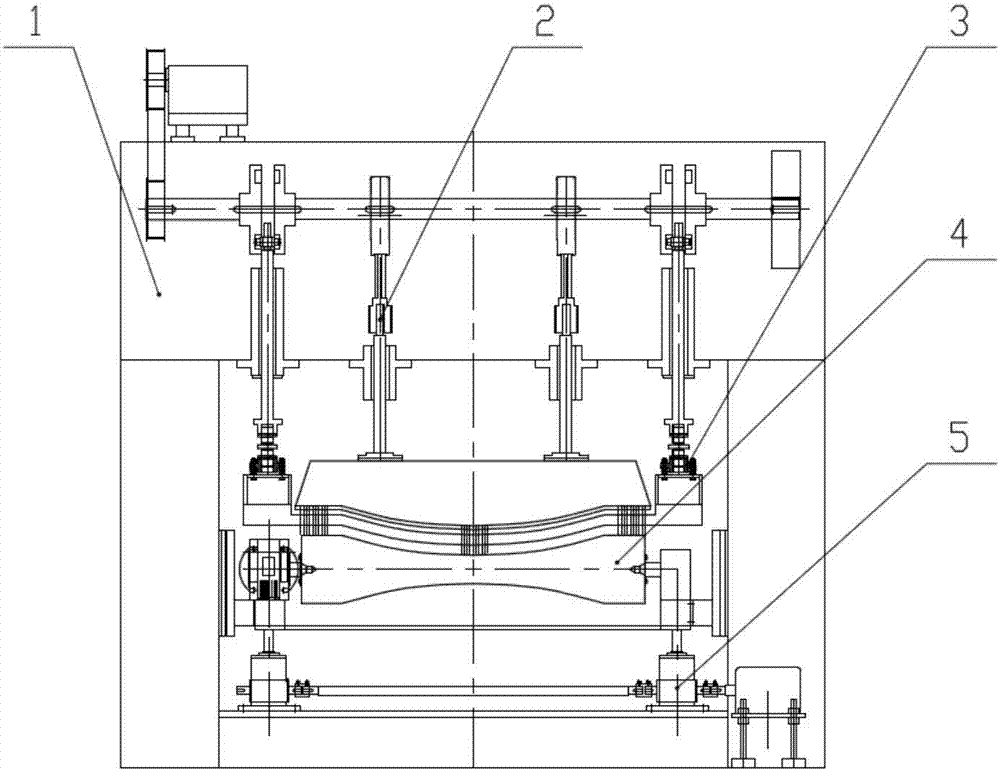 Variable diameter rotary body fabric needling molding equipment