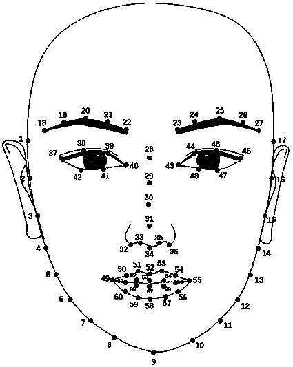 A method for automatically adjust a three-dimensional human face model